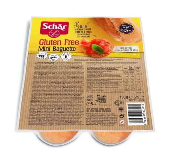 Mini Baguette Sin Gluten Schär 150 gr