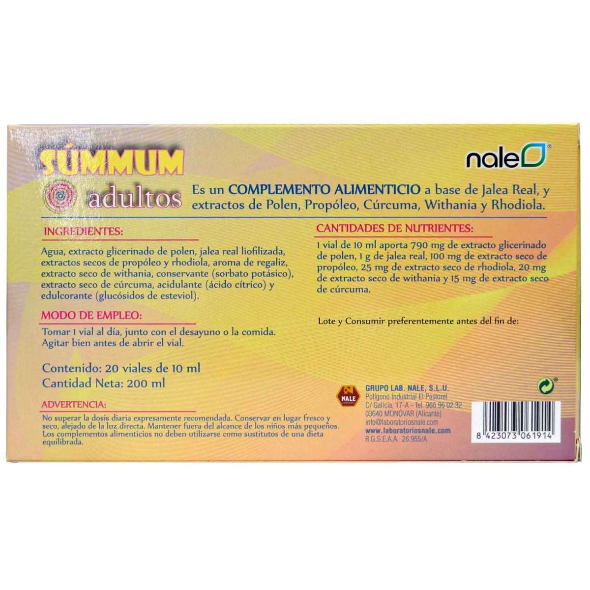 Súmmum Nale 20 Viales