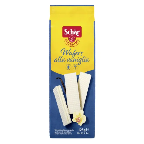 Wafers Vainilla Sin Gluten Schär 125 gr