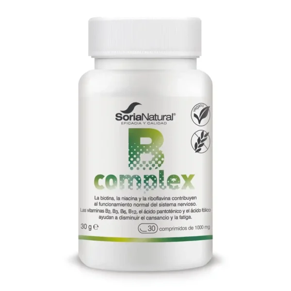 B Complex Soria Natural 30 caps