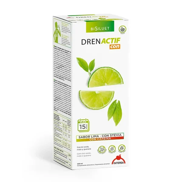 Drenactif Con té verde y mate Intersa 500 ml