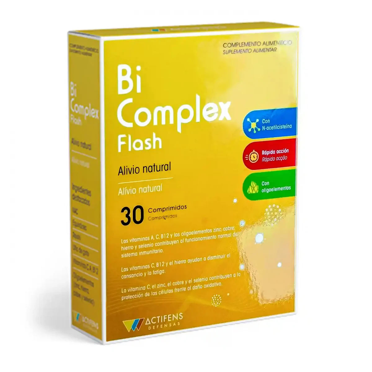 Bi Complex Flash Herbora 30 Comprimidos
