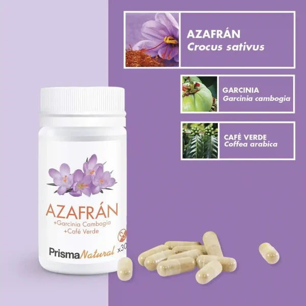 Azafrán Prisma Natural 30 Caps