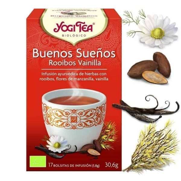 Buenos Sueños Rooibos Vainilla Bio Yogi Tea 17 sobres
