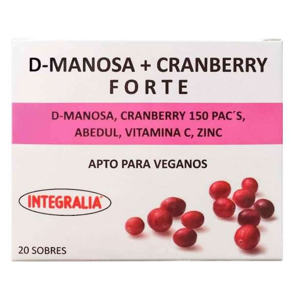 D-Manosa Cranberry Forte Integralia 20 sobres