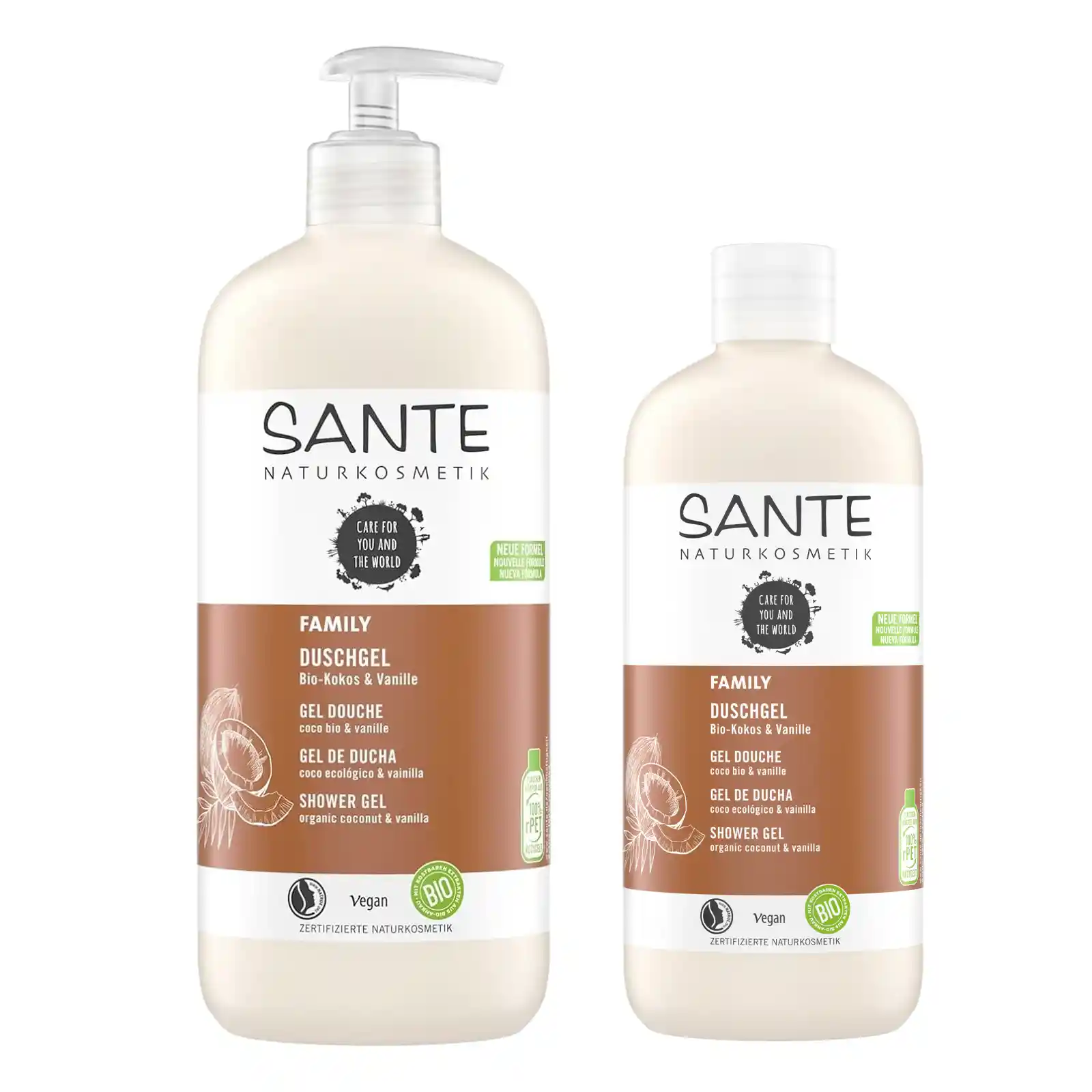 Gel De Ducha Orgánico Santé Coco Y Vainilla 500–950 Ml Gel De Ducha Orgánico Santé Coco Y Vainilla 500–950 Ml