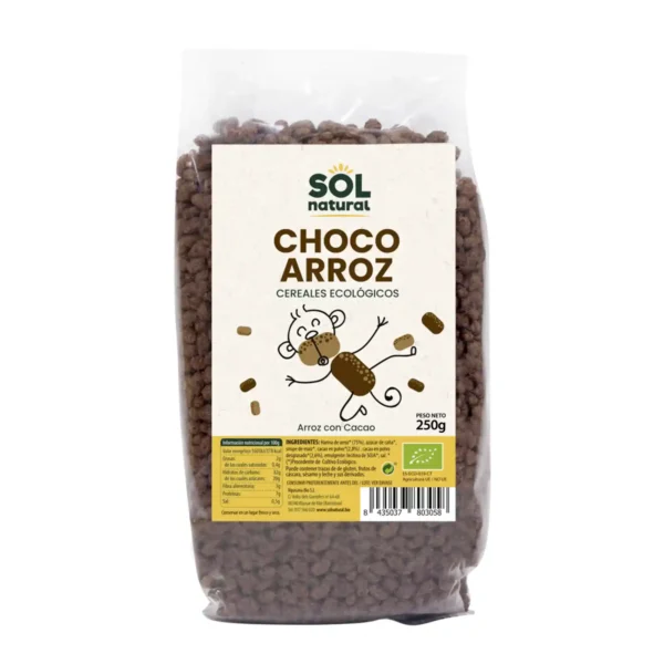 Cereales Choco Arroz Bio Sol Natural 250 g