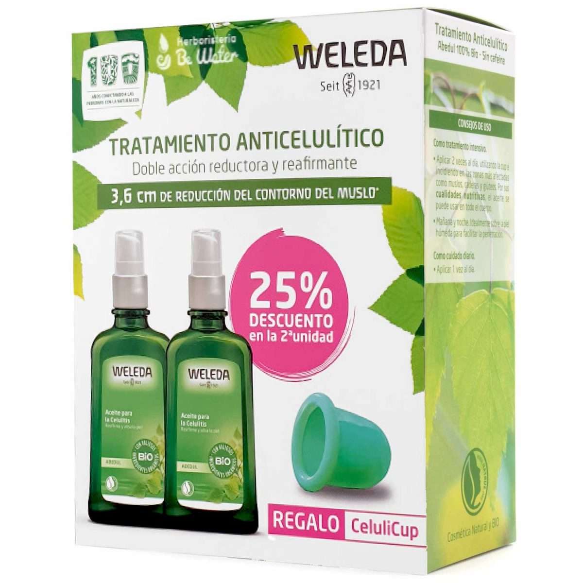 Anticelulítico Aceite De Abedul Weleda Pack 2X100Ml