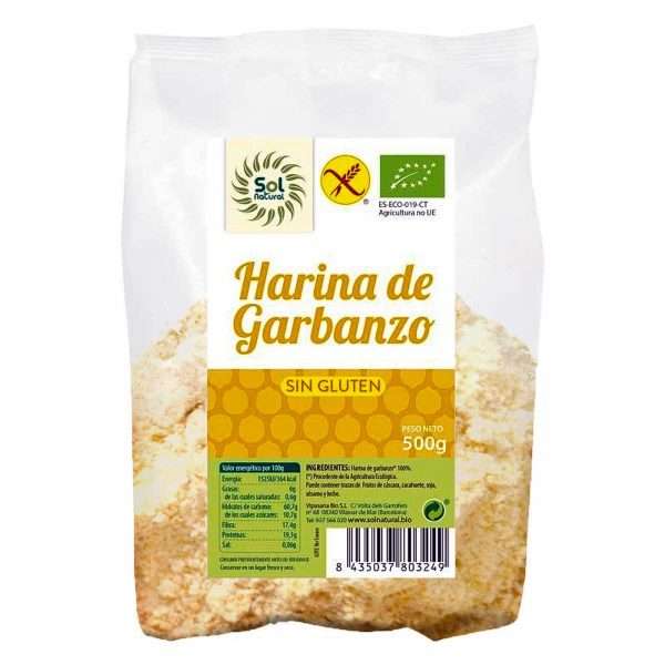 Harina de Garbanzo Sin Gluten Sol Natural 500g