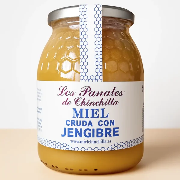 Miel Cruda con Jengibre Panales de Chinchilla 1 Kg