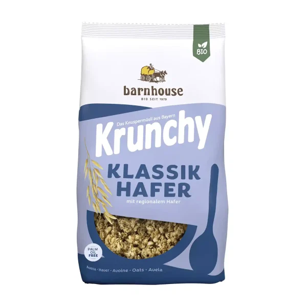 Krunchy Klassik Hafer Barnhouse 600gr