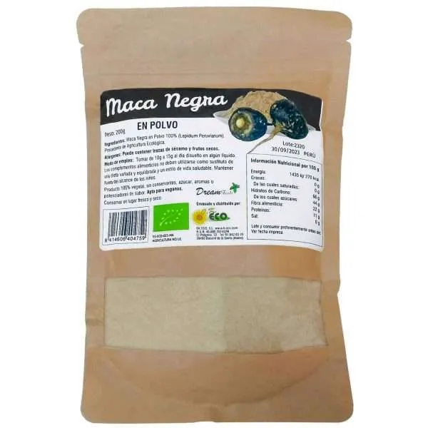 Maca Negra en Polvo Dream Foods 200g