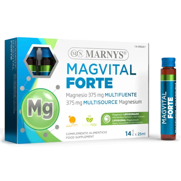 Magvital Forte Magnesio Liposomado Marnys 14 Viales