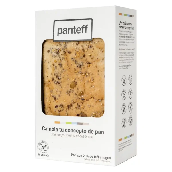 Pan De Teff Integral Sin Gluten Panteff 650 G