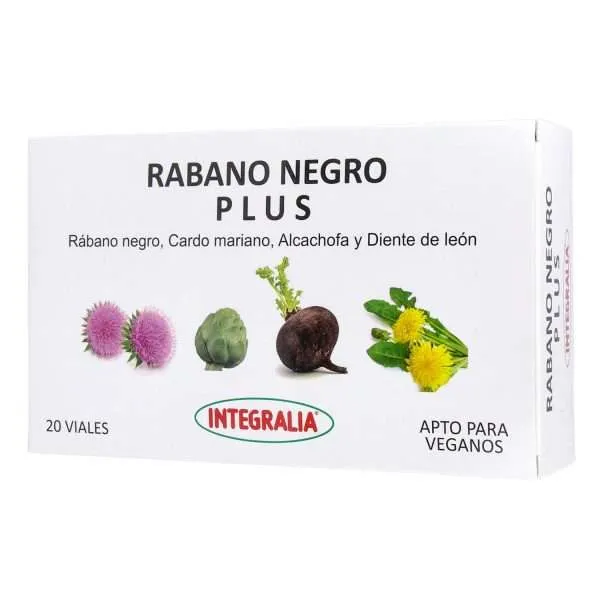 Rabano Negro Plus 20 viales