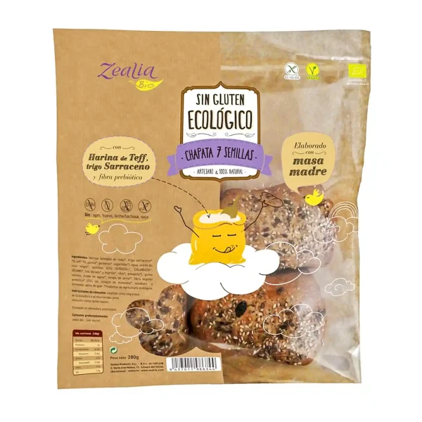 Mini Chapata 7 Semillas Zealia 280gr