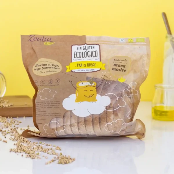 Pan Sin Gluten Zealia Rebanadas Pan De Molde 360Gr