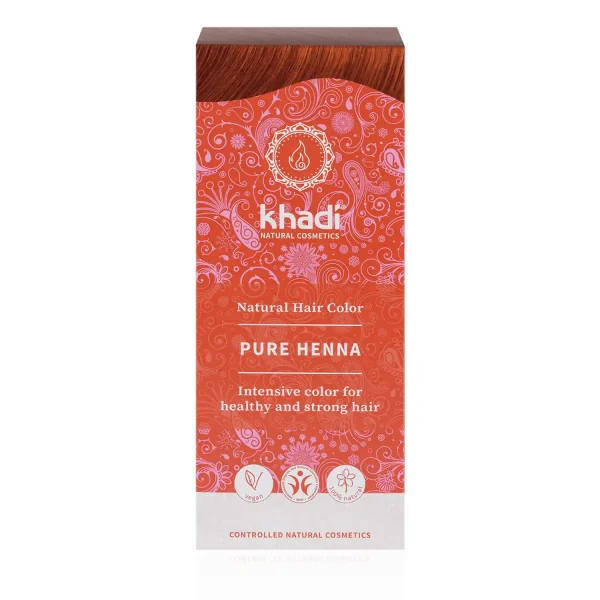 Tinte Natural Henna Pura Khadi