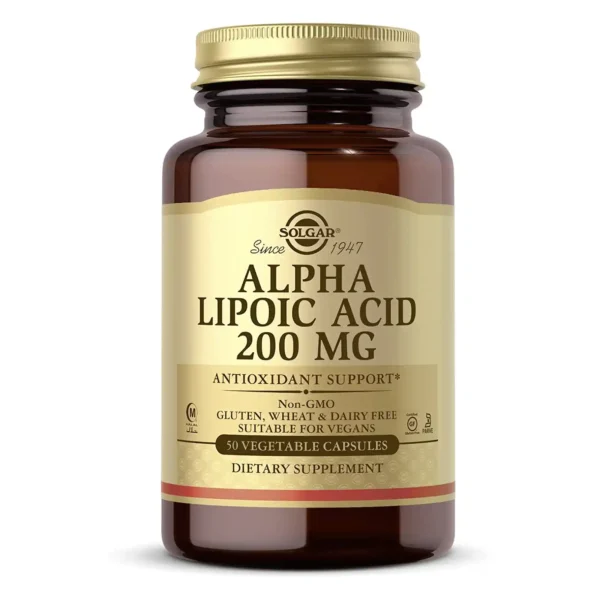 Complemento Natural Ácido Alpha Lipoico 200mg 50caps