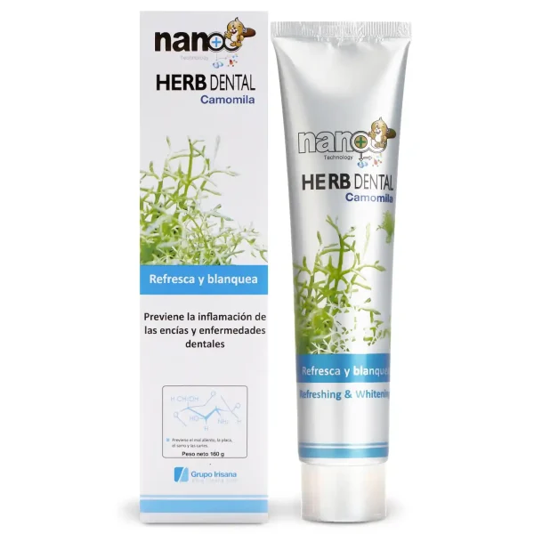 Dentifrico Camomila Herb Nano Irisana 160 gr
