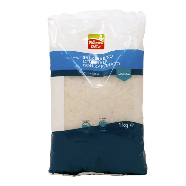 Sal Marina Gruesa Sin Refinar La Finestra 1 Kg