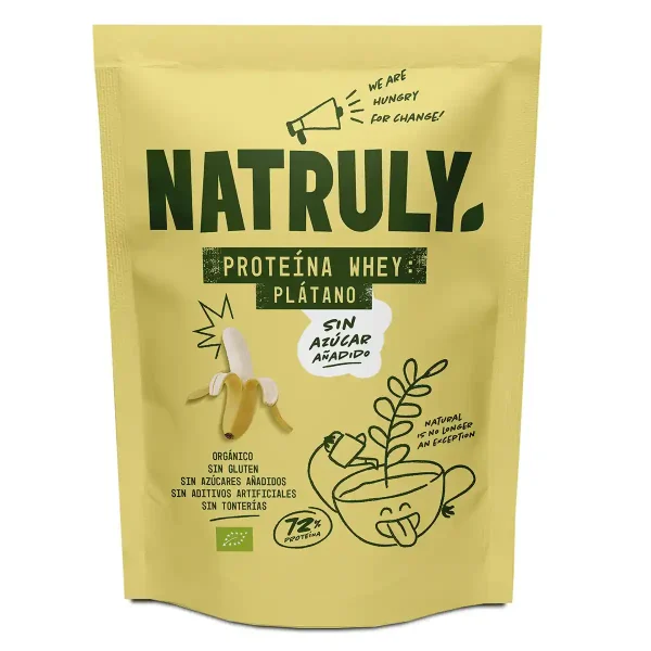 Proteina Whey Platano Natruly 350 gr