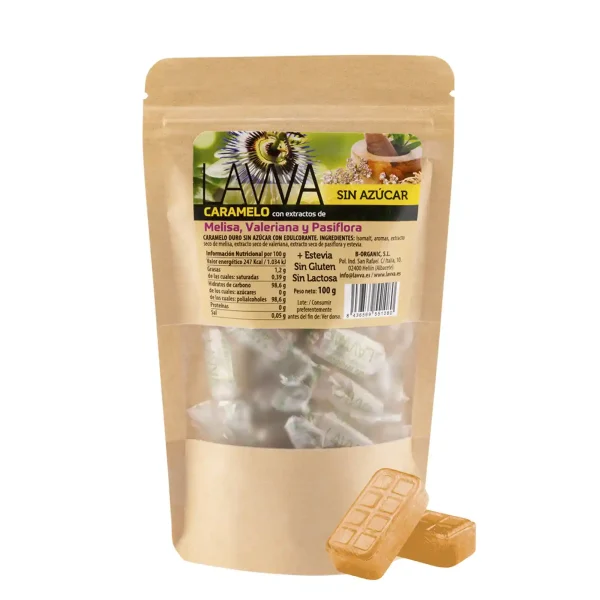 Caramelo Melisa Valeriana y Pasiflora LAVVA 100 g