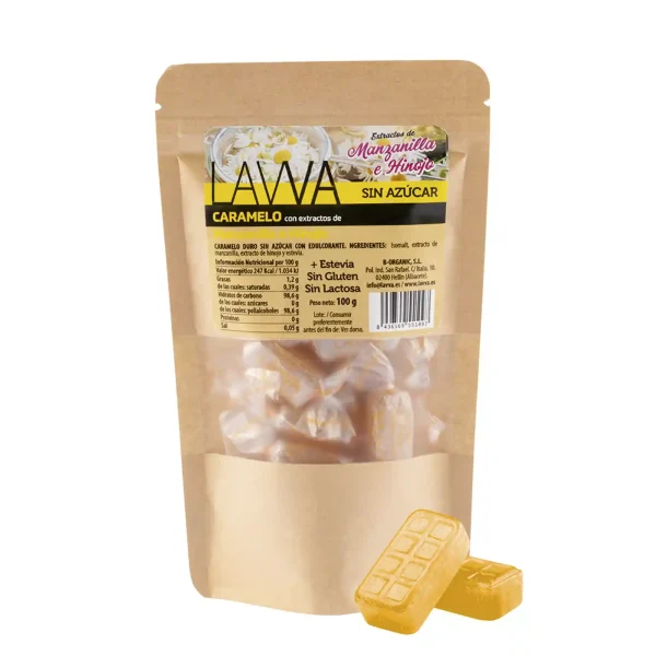 Caramelos Manzanilla e Hinojo LAVVA 100 gr