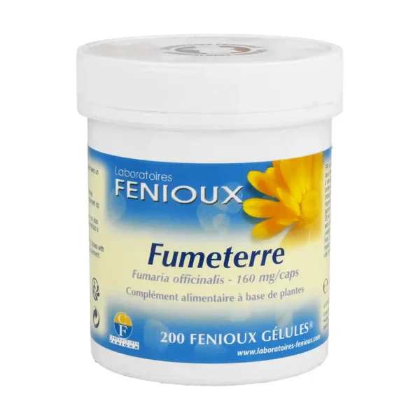 Fumaria cápsulas 160 mg Fenioux 200 caps