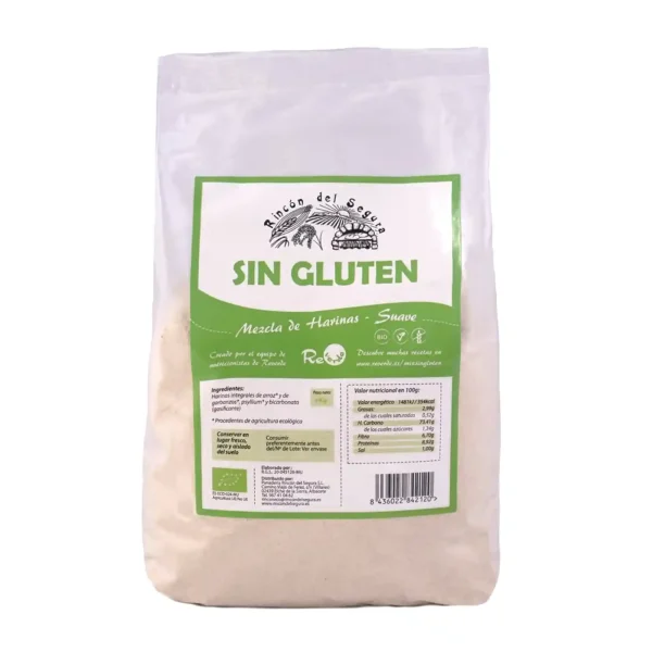 Mezcla Suave de harinas Sin Gluten Rincón del Segura 1 Kg