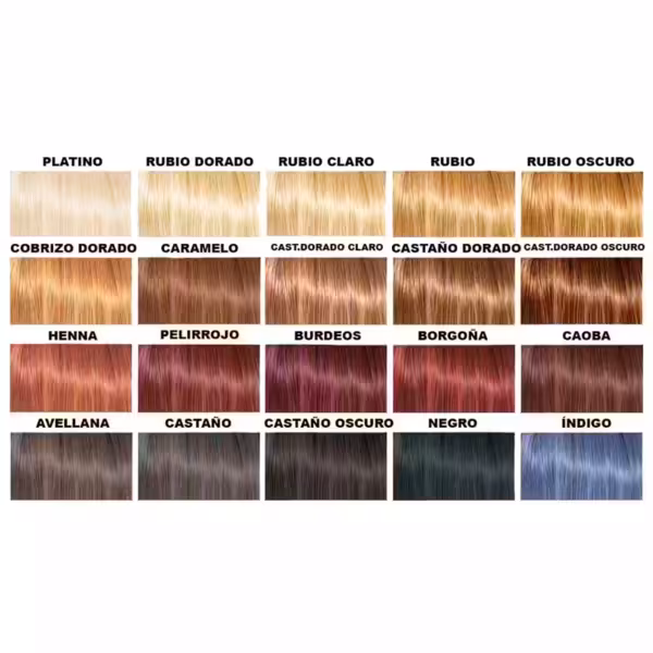 Carta de colores Tinte Herbal Cultivators