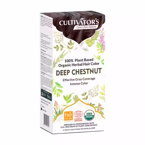 Tinte Herbal Castaño Oscuro Cultivator´s 100 g