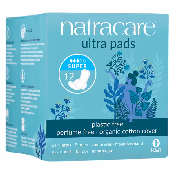 Compresa Super Alas Natracare 12 uds