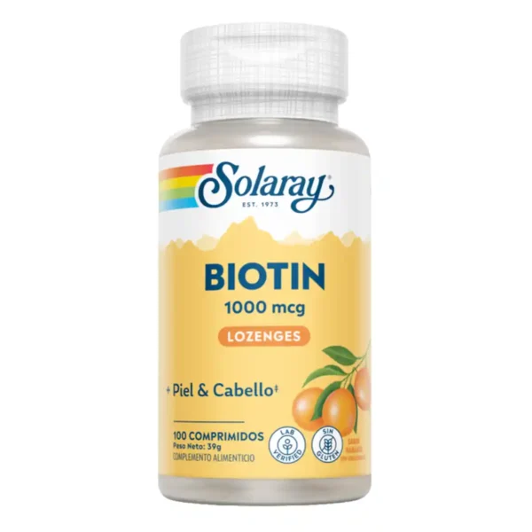 Biotin 1000 mcg Solaray 100 caps