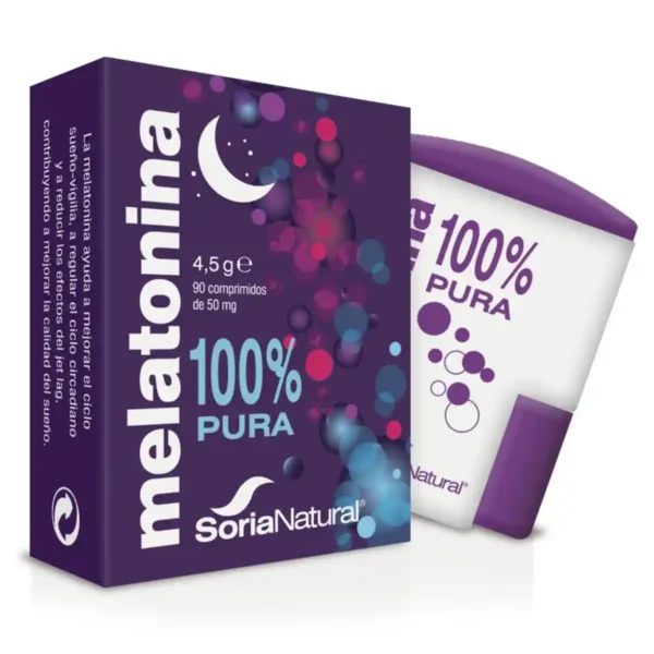 Melatonina Pura 1 mg Soria Natural 90 caps