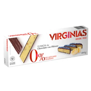 Turrón Chocolate Con Plátano Virginias 200 G