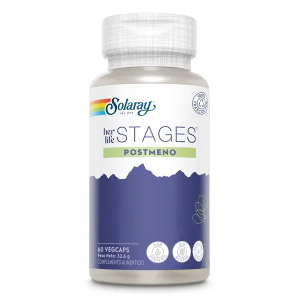 Stages Postmeno Solaray 60 caps
