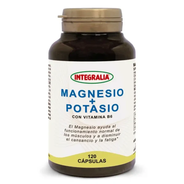 Magnesio y Potasio Integralia 120 caps